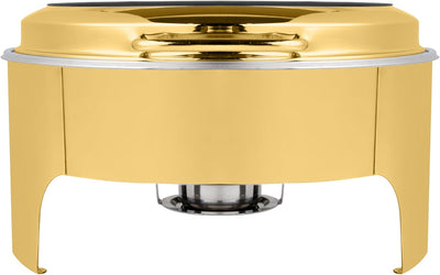 Gold Round Chafing Dish